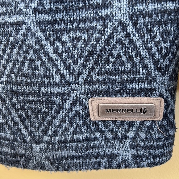 Merrell Men’s 1/4 snap Kolchak Pullover geometric design size large - Picture 8 of 10